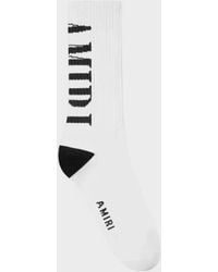 Amiri - Vertical Logo Socks - Lyst