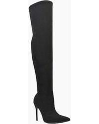 XY London - Ladies Piper Zip High Heel Thigh-High Boots - Lyst