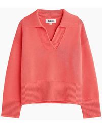 Ro&zo - Coral Collar Jumper With Cashmere - Lyst
