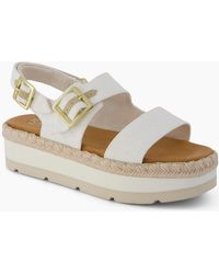 TOMS - Giana Flatform Sandals - Lyst