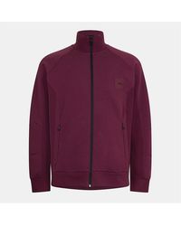 BOSS - Zipped Pocket Funnel Neck Raglan Sleeve Sweatshirt - Lyst