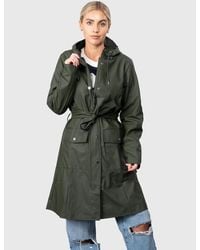 Rains - Curve Long Jacket - Lyst