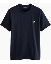 Fred Perry - T Shirt Ringer Crew Neck Short Sleeve Summer Tee - Lyst