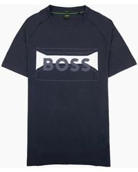 BOSS - Tee 2 Artwork Logo T Shirt 402 - Lyst