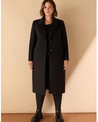 Live Unlimited London - Wool Blend Tailored Coat - Lyst