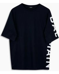 Balmain - Logo Printed Oversize T-Shirt - Lyst