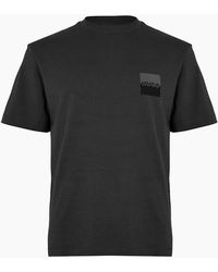 BOSS - Crew Neck Ribbed Collar Short Sleeve T-Shirt - Lyst