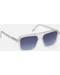 Tom Ford - Vincent Square Frame Sunglasses Clear - Lyst