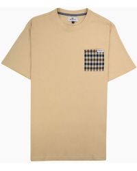 Aquascutum - Active Club Check Pocket T Shirt 03 - Lyst