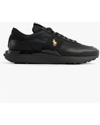 Polo Ralph Lauren - Train 89 V2 Lace Up Suede-Panelled Trainer - Lyst