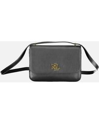 Ralph Lauren - Twist Lock Adjustable Shoulder Bag With Inside Pockets - Lyst