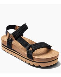 Reef - Cushion Rem Hi Sandal Whisper/Tan - Lyst