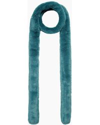 Nooki Design - Pasha Faux Fur Scarf-Peacock - Lyst