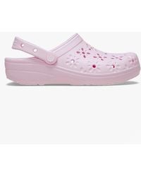 Crocs™ - 210927 Classic Floral Cut Out Clogs - Lyst