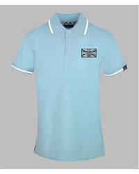 Aquascutum - Madras Flag Collared Neck Short Sleeve Polo Shirt - Lyst
