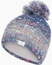 Trespass - Adults Zabella Knitted Bobble Hat - Lyst