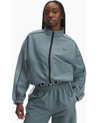 Under Armour - Ua Rival Color Block Quarter Zipper Track Jacket - Lyst