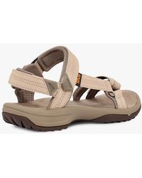 Teva - Terra Fi Lite Suede Ankle Strap Sandals Feather - Lyst