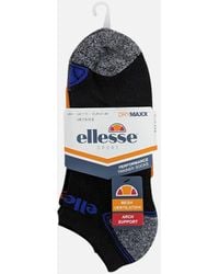 Ellesse - Low Cut Socks 3 Pack Regular Soft Cotton Gym Sports Trainer Socks - Lyst