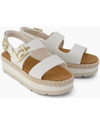 TOMS - Giana Flatform Sandals - Lyst