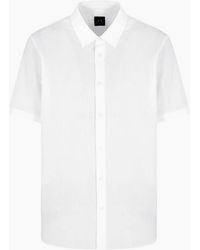 ARMANI EXCHANGE - Seersucker Textured Short Sleeve Shirt - Lyst