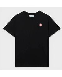 CASABLANCA - Diamond Logo Patch T-Shirt - Lyst