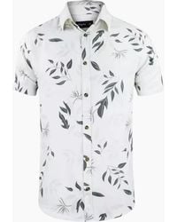 Springfield - Hawaiian Shirts Aloha Summer Casual Beach Holiday Viscose Floral New Top - Lyst