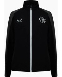 Castore - Rangers Fc Mock Neck Relaxed Fit Track Jacket - Lyst