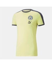 PUMA - City Fc Ftblheritage T7 T Shirt - Lyst