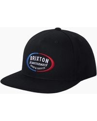 Brixton - Rhett Snapback Baseball Cap - Lyst