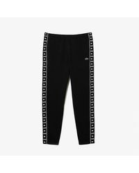 Lacoste - Tapered Logo Printed Track Pants - Lyst