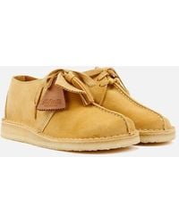 Clarks - Originals Desert Trek Suede Golden Tan Shoes - Lyst