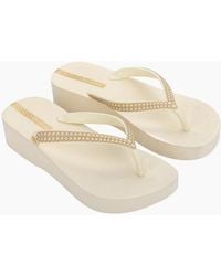 Ipanema - Mesh Xi Plat Fem Flip Flops - Lyst