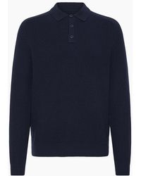 Blend - Big & Tall Bos Knitted Long Sleeve Polo Shirt - Lyst