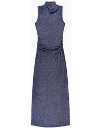 Ro&zo - Petite Robyn Sparkle Cowl Neck Dress - Lyst