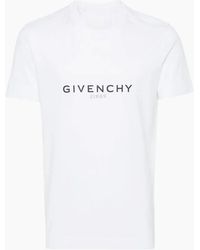 Givenchy - Reverse Paris Logo Print T-Shirt - Lyst