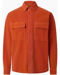 Belstaff - Ravine Corduroy Shirt Burnt - Lyst