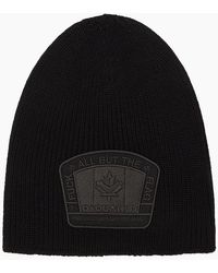 DSquared² - Tonal Flag Beanie Hat - Lyst