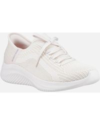 Skechers - Ultra Flex 3.0 Brilliant Path 149710-Nat Natural Slip On Shoe - Lyst