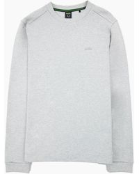 BOSS - Salbo Curved Logo Sweatshirt 059 - Lyst