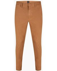 BOSS - Kaito3 D Solid Patterned Slim Chinos - Lyst