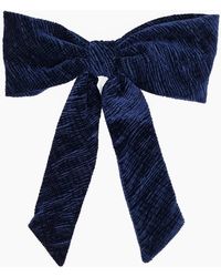 Nooki Design - Crinkle Velvet Bow - Lyst
