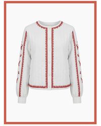 Nooki Design - Harlow Padded Embroidered Jacket - Lyst