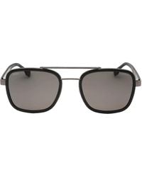 BOSS - Polarized Lens Dark Ruthenium Sunglasses - Lyst