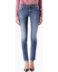 DIESEL - Grupee Ne 0674Z Jeans Stretch Trousers Denim Sweat Jogg Pants - Lyst