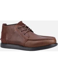 TOMS - Navi Moc Chukka Leather Ankle Boots - Lyst
