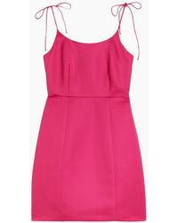 Ted Baker - Kavala Tie Strap Bodice Waist Fuchsia Mini Dress - Lyst