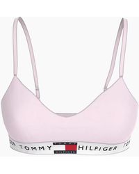 Tommy Hilfiger - Heritage Cotton Push-Up Bralette, Light - Lyst