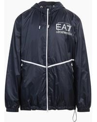EA7 - Hooded Jacket - Lyst
