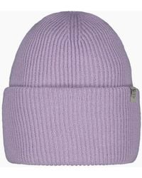 Barts - Haveno High Cuffed Ribbed Knit Stretchy Beanie Hat - Lyst